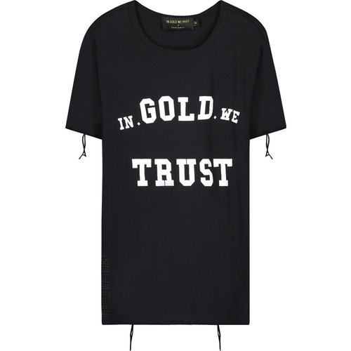 In Gold We Trust DESTROYED BIG PRINT FRONT TEE In Gold We Trust DESTROYED BIG PRINT FRONT TEE