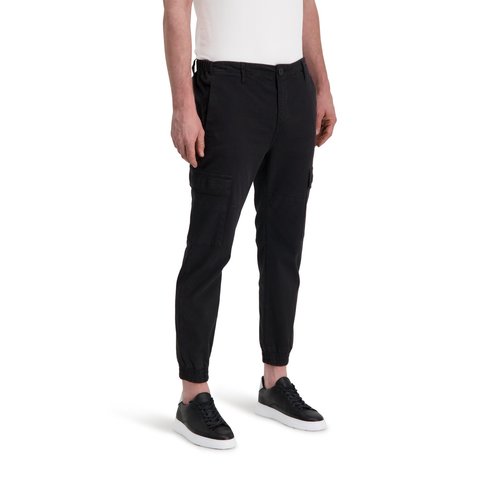 Purewhite CARGO PANTS BLACK Purewhite CARGO PANTS BLACK