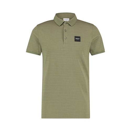 Ballin Amsterdam Box Logo Wafel Polo Ballin Amsterdam Box Logo Wafel Polo