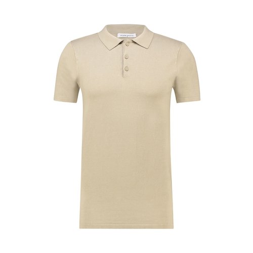Purewhite Purewhite Essential Knitted Polo Purewhite Purewhite Essential Knitted Polo