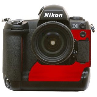 Nikon Onderdelen Rubber bekleding Links D1