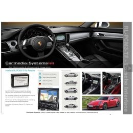 Porsche Achteruitrijcamera interface voor PCM3.1 systeem incl. Video release.
