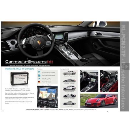 Porsche Rear view camera interface for PCM3.1 system incl. Video release.