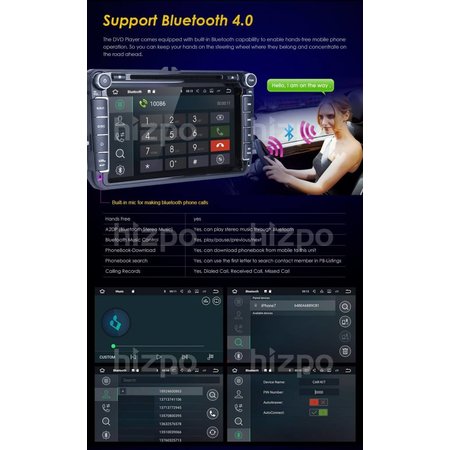 HIPZO Navigatieysteem VW RNS510 Android 7.1 RADIO DVD speler