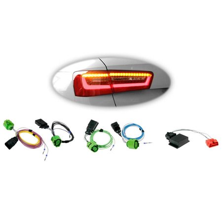 Kabelboom + codering dongle LED achterlichten Audi A6 Avant (4G