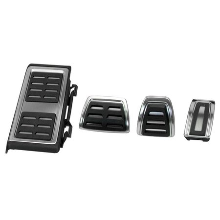 Pedals / footrest - stainless steel - manual transmission VW Golf 7 Audi A3 8V Seat Leon 5F Skoda Octavia 5E