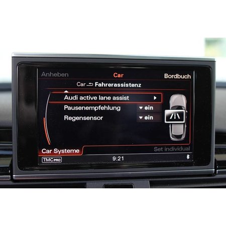 Active Lane Assist incl erkenning verkeersbord Audi A8 4H