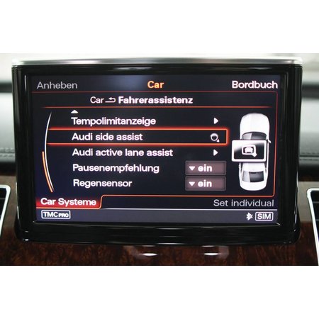 Spurwechselassistent (Audi side assist) für Audi A8 4H