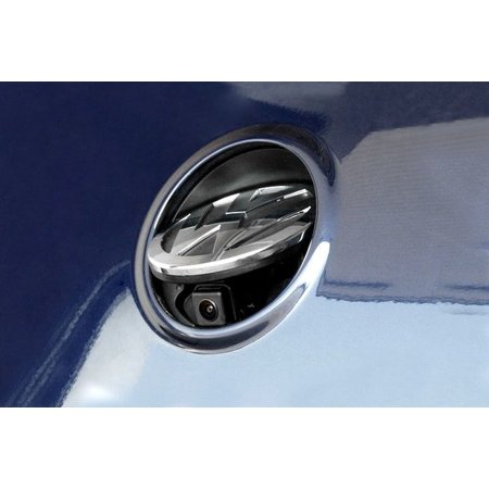 Emblem-Rückfahrkamera für VW Passat 3C Limousine - RNS 510 - Multimedia Adapter vorhanden, mit Hilfslinien