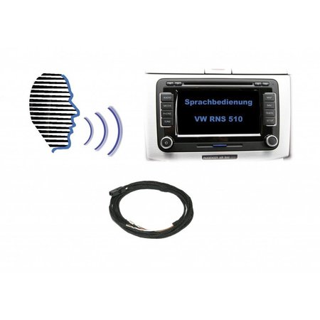 Spraakbesturing - Retrofit - VW RNS 510 - fabriek handen vrij beschikbaar