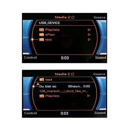 Nachrüst-Set AMI (Audi music interface) iPod für Audi Q5 8R CAN