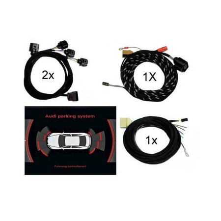 Audi Parking System Front + Rear -Wiring- Audi A8 4E