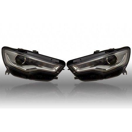 Bi-Xenon Headlights LED DTRL - Upgrade - Audi A6 4G - left-hand trafic