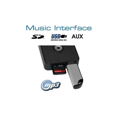 Digital Music Interface - USB / SD - White Connection - Honda