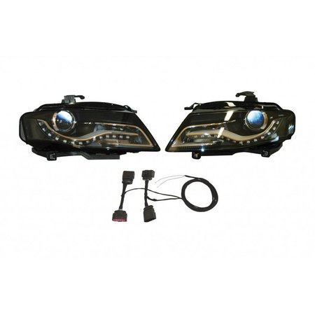 Bi-Xenon / LED headlamps - Retrofit - Audi A4 8K w / Daylight