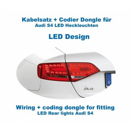 Verdrahtung + Codierung Dongle LED Heckleuchten Audi A4 / S4