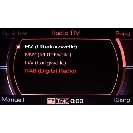 DAB Digital Radio - bekabeling - Audi A5 8T MMI 2G