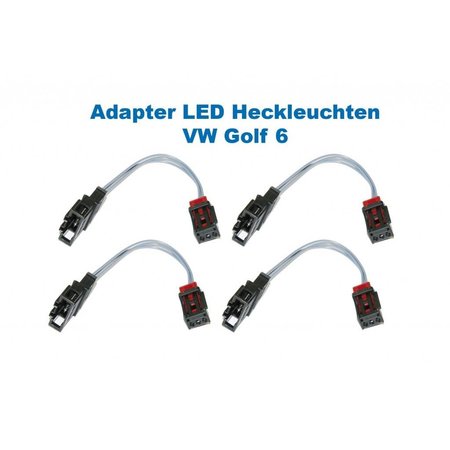 LED Rear Lights - Adapter - VW Golf 6 VI