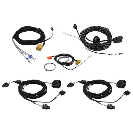 Cable Set Park Pilot w/OPS - Front + Rear Retrofit - VW Touareg 7P