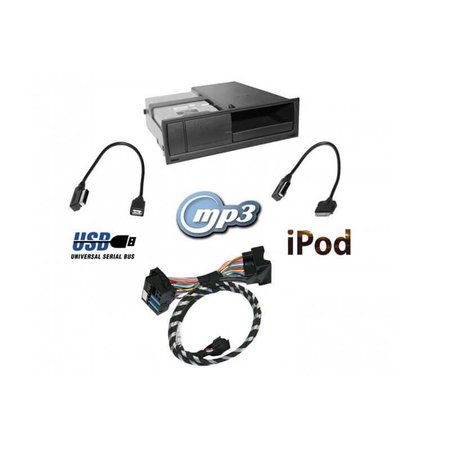 Nachrüst-Set AMI (Audi music interface) RNS-E für Audi A3 8P, TT 8J - USB