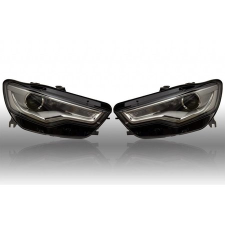 Bi-Xenon Headlights LED DTRL - Upgrade - Audi A6 4G - left-hand trafic