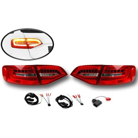 Komplett-Set LED Heckleuchten für Audi A4/S4 Avant Facelift - Standard auf LED facelift