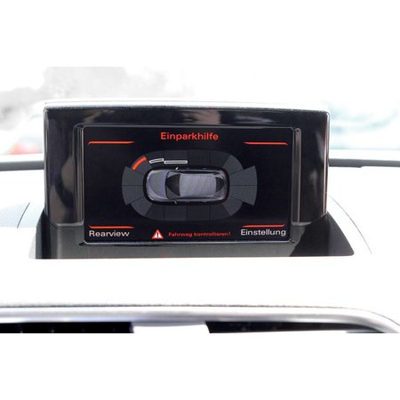 Komplett-Set mit Parkassistent rund um Display Audi Q3