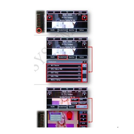 RGB Converter für Rückfahrkamera RNS510 RNS315 RCD510 Columbus Bolero Trinax