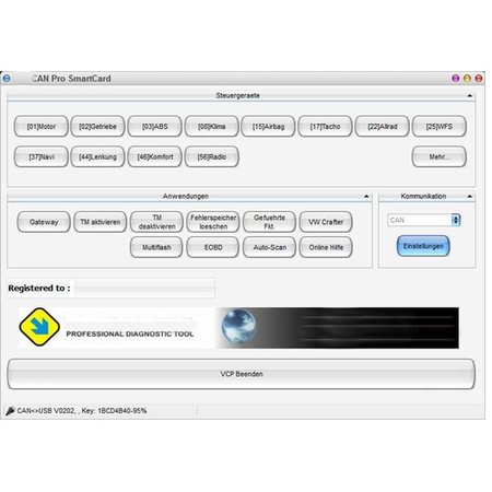 VCP Diagnose-System - V2 CAN Professionelle NEU mit Lizenz und Software