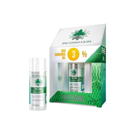 Incannation CBD olie puur 3% 10 ml + 2 ml gratis