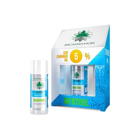 Incannation CBD olie Menthol puur 5% 10 ml + 2 ml gratis