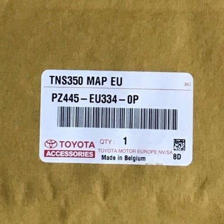 Here Kaartupdate 2020 2021 TOYOTA versie 1 TNS350 Navigatie