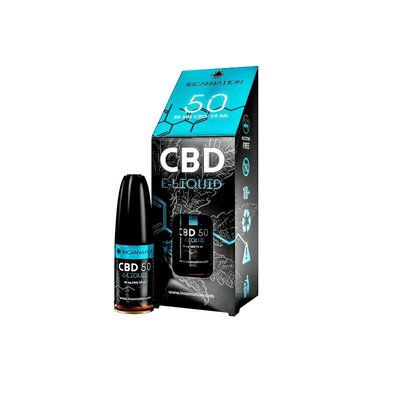 Incannation CBD Vrigina Tabacco flüssige E-Zigarette 50 mg bis 10 ml Cannabidiol