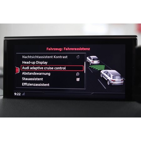 Automatische afstandscontrole (ACC) voor Audi A4 8W