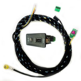 Volkswagen Audi USB und AUX Buchse mit Kabel für MIB Radios und Navigation MQB und PQ