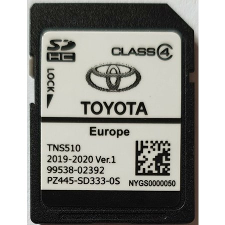 Here Kaartupdate Toyota TNS510 Europe / Turkey 2021 Navigation Update SD card