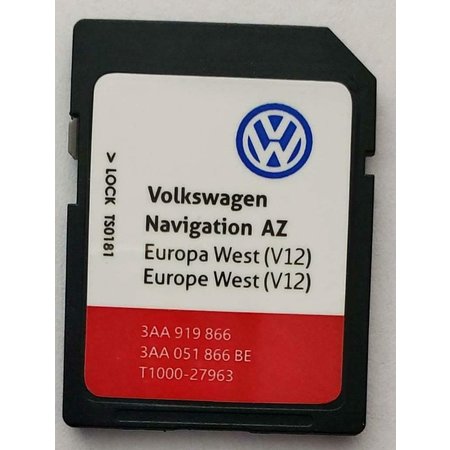 VW Navigation Update 2020, Westeuropa V12 Art.-Nr. 3AA051866BE