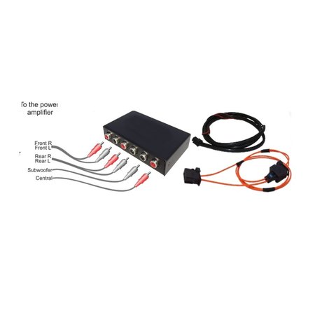 Audio Aux Ausgang 6x Out Interface Komplettset für Audi MMI 2G Systeme