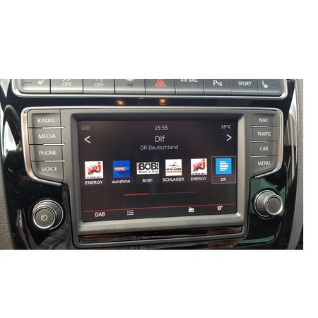 Retrofitting DAB / DAB + integration VW MQB MIB MIB2 Composition - Discover Media, Discover PRO DAB +