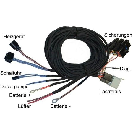 Wiring harness for Webasto Thermo Top E, Z/C, P, T