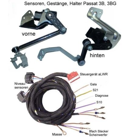 Auto-Leveling Headlights - Retrofit - Audi A6 4B - up to my.1999, front-wheel drive