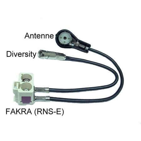 Audi Antennenadapter Diversity-Navigationseinheit RNS-D auf RNS-E