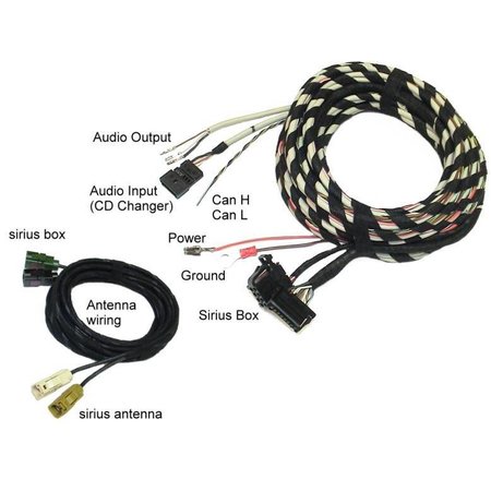 Sirius Radio - Harness - Audi A4 B6 / 8E (North America only)