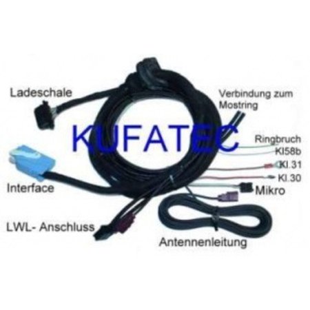 Motorola Fest Telefon - Harness - Audi A6 4F - MMI 2G