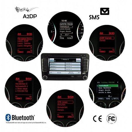 FISCON Bluetooth-Freisprecheinrichtung - "Basic-Plus" - VW, Skoda