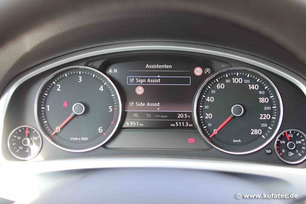 Verkehrszeichenerkennung VZE für VW Touareg 7P - Car Gadgets BV