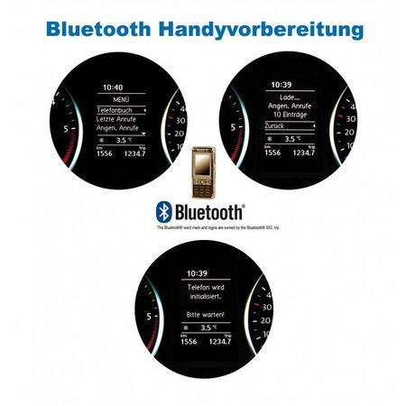 Freisprecheinrichtung Bluetooth Hands - Retrofit - VW Golf 6 "Nur Bluetooth"