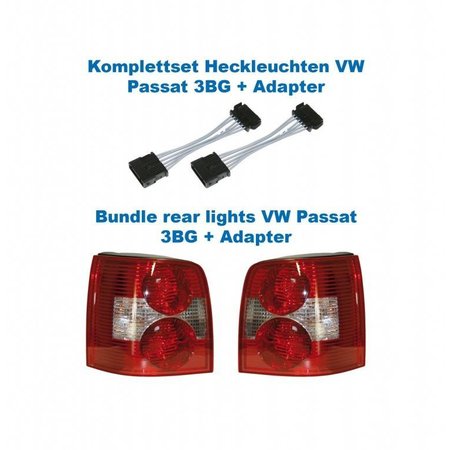 Facelift achterlichten 3BG - Licht w / Adapter - VW Passat 3B