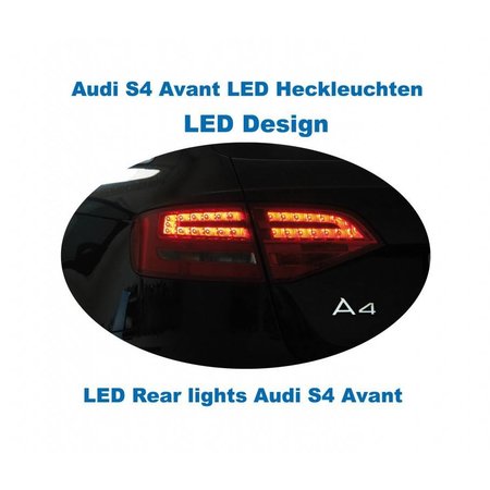 Bundle LED Heckleuchten Audi A4 / S4 Avant