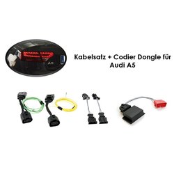 Kabelbaum + Codierung Dongle LED Heckleuchten Audi A5 / S5